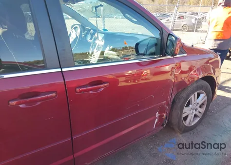 2011 Dodge Grand Caravan Crew из США, поврежденный, VIN 2D4RN5DG6BR711078